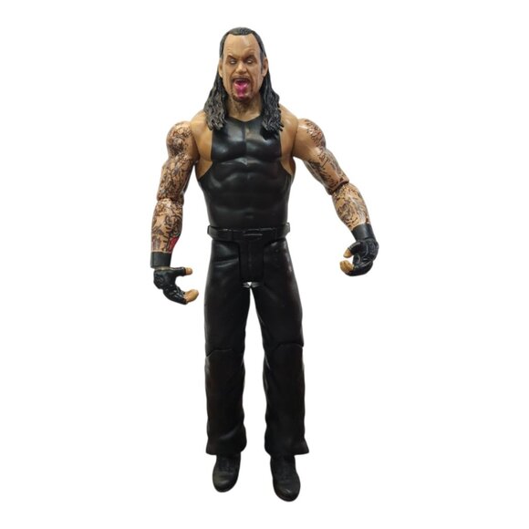 WWE The Undertaker Action Figure Wrestling 7.5" Wrestler Tongue Out 2011 Mattel - Picture 1 of 11